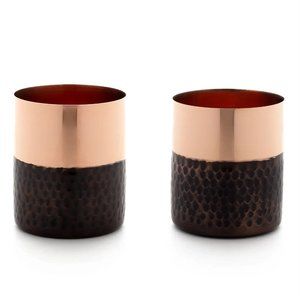LA Tamra" Copper Tumblers: Handcrafted Elegance for Every Interior